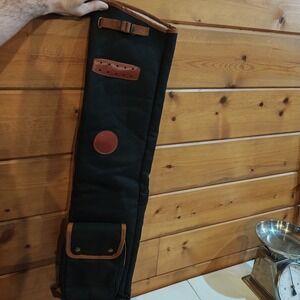 Tourbon Canvas Golf Club Travel Case Lightweight Carry Bag for Men Women Black